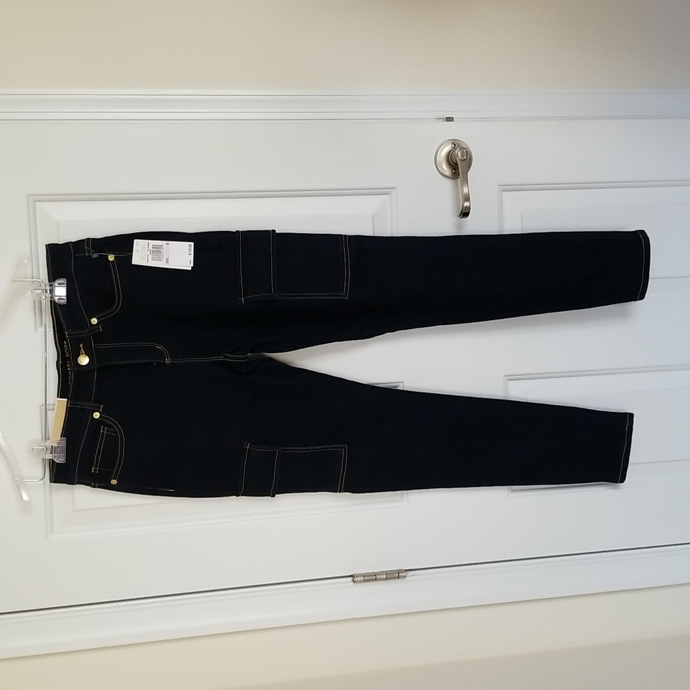 Michael Kors Izzy Cargo Jeans Pants